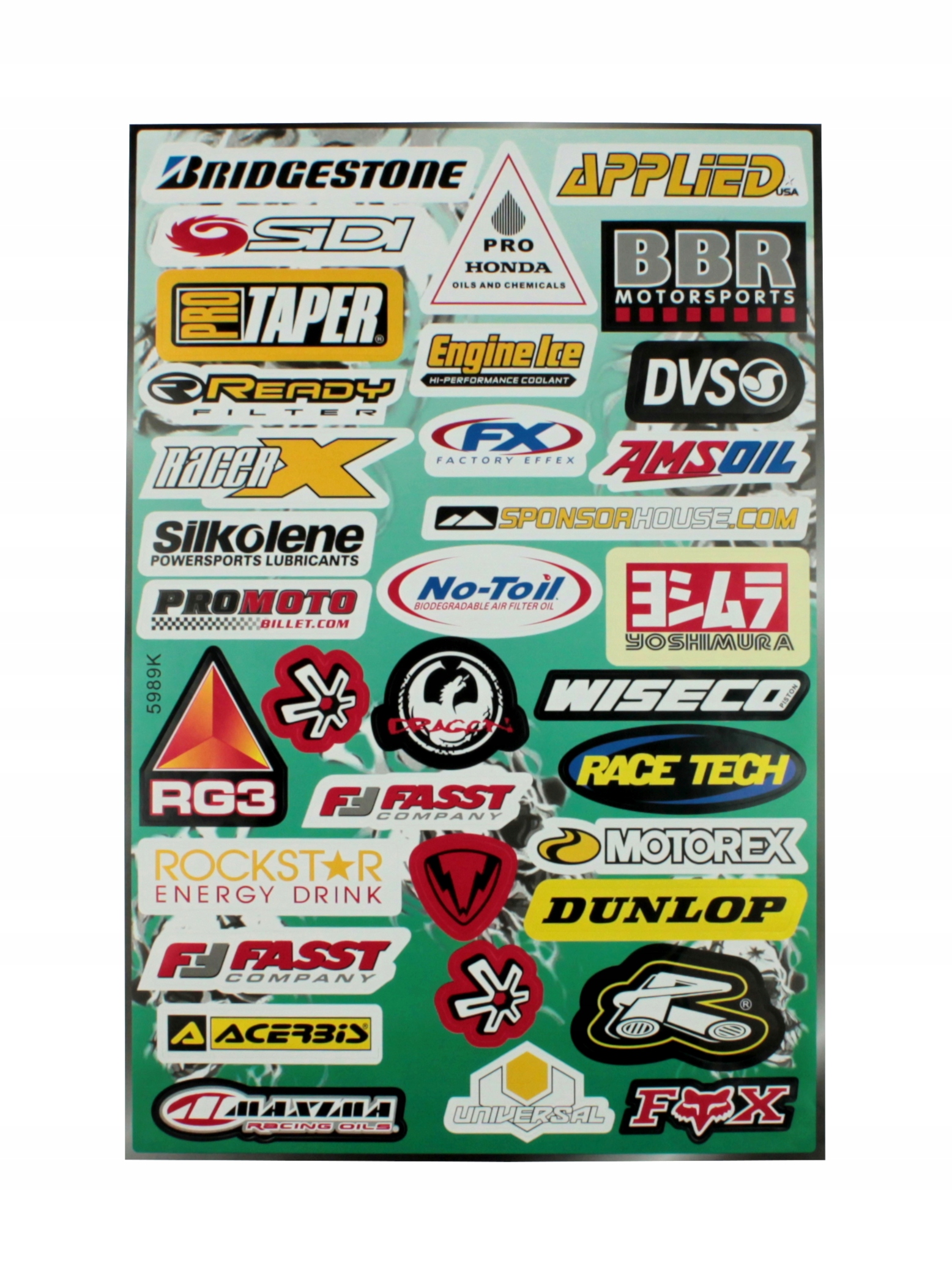 

Naklejki Tunning Na Motocykl 31,5X44,5 CM Zestaw 1