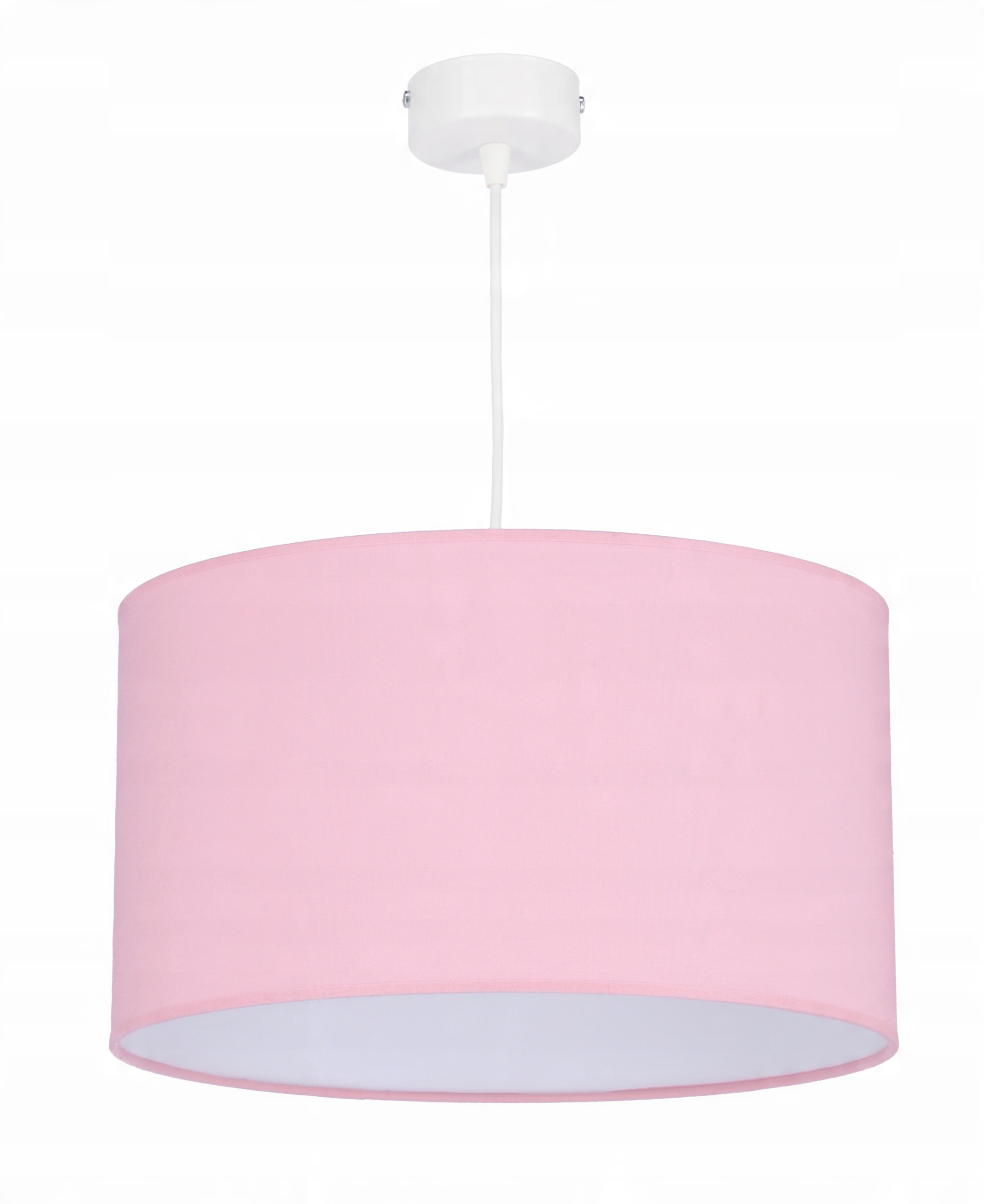 

Lampa Wisząca Sufitowa Żyrandol Abażur Różowy