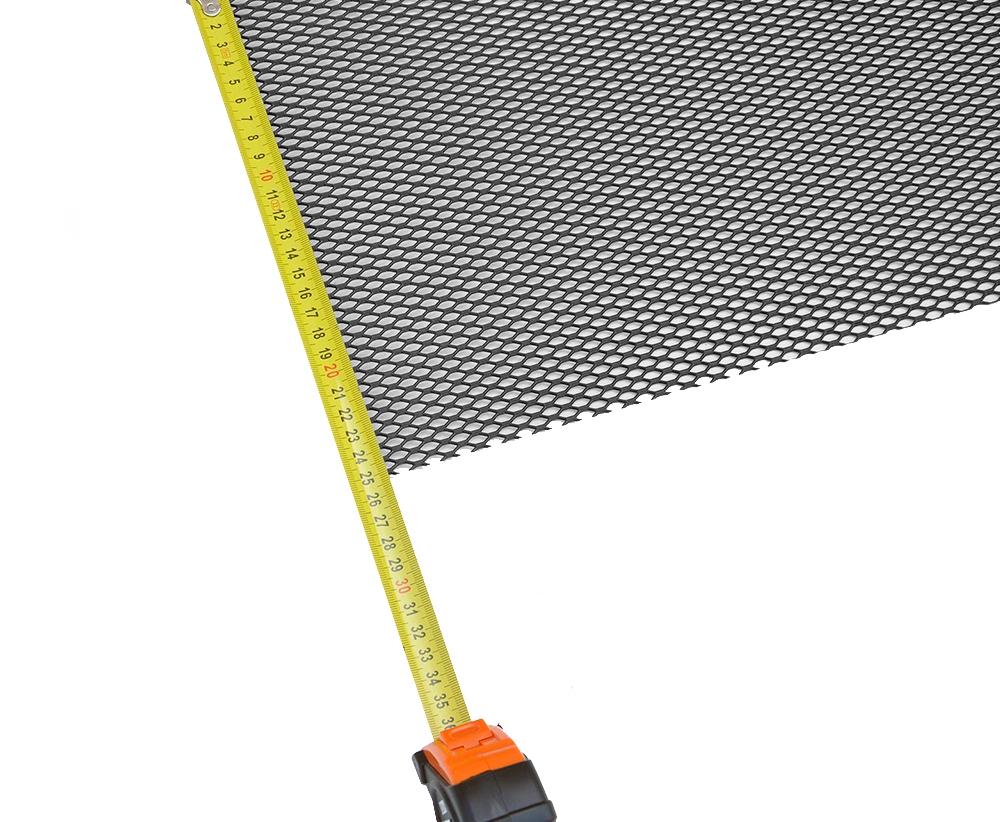 Siatka tuningowa Czarna 8mm x 3,5mm 100cm x 25cm Producent inny