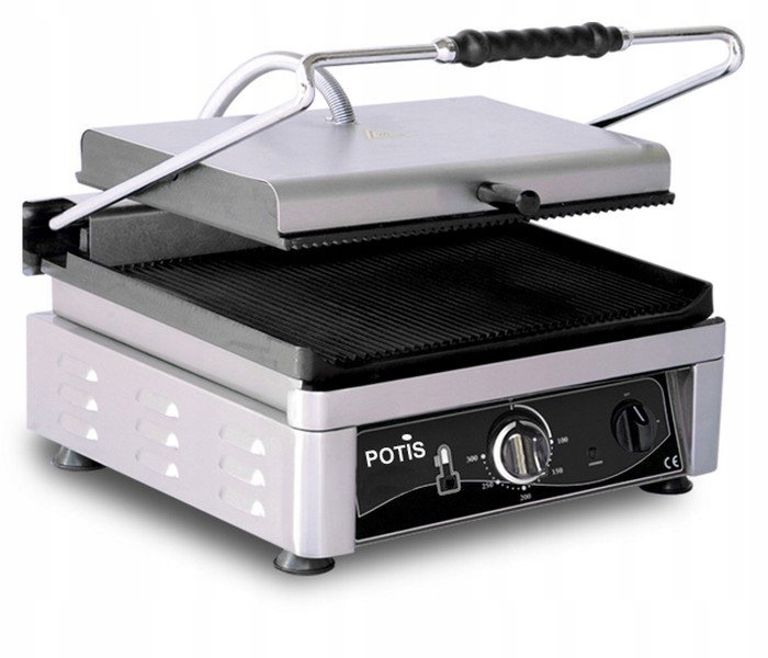 Grill kontaktowy elektryczny POTIS PK 2745E ryflowany panini kebab