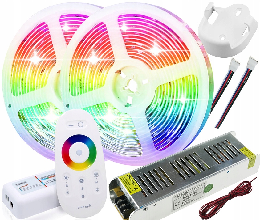 

Zestaw Pro Led 15m Taśma 4w1 Rgbw Ciepły 5+10m 24V