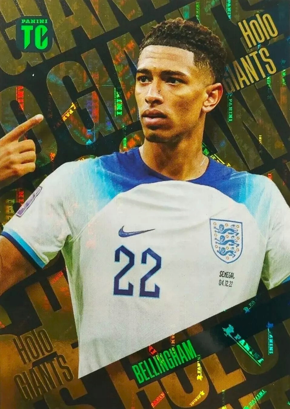 Top Class 2023 BELLINGHAM Holo Giants Limited Edition Panini Karty Panini