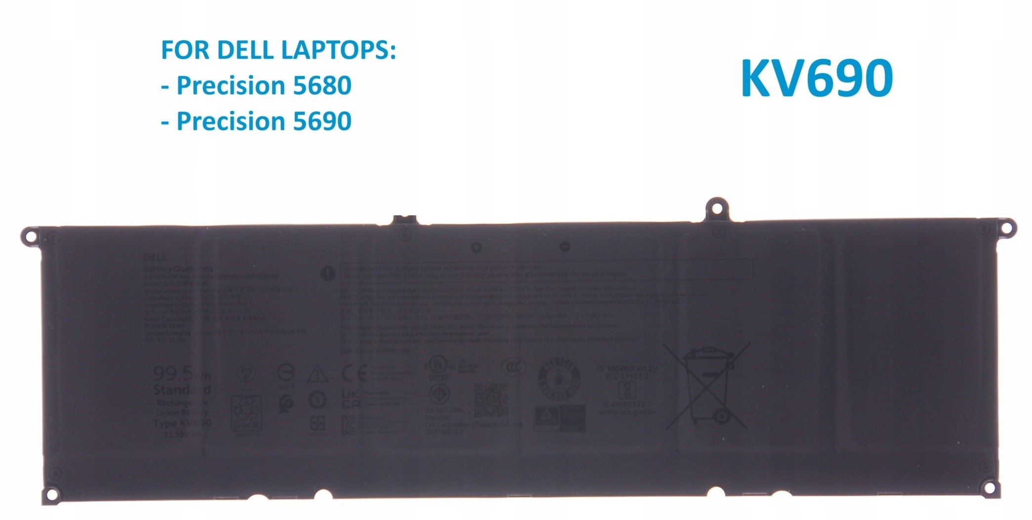 Baterie Dell Precision 5680 5690 KV690 Nová