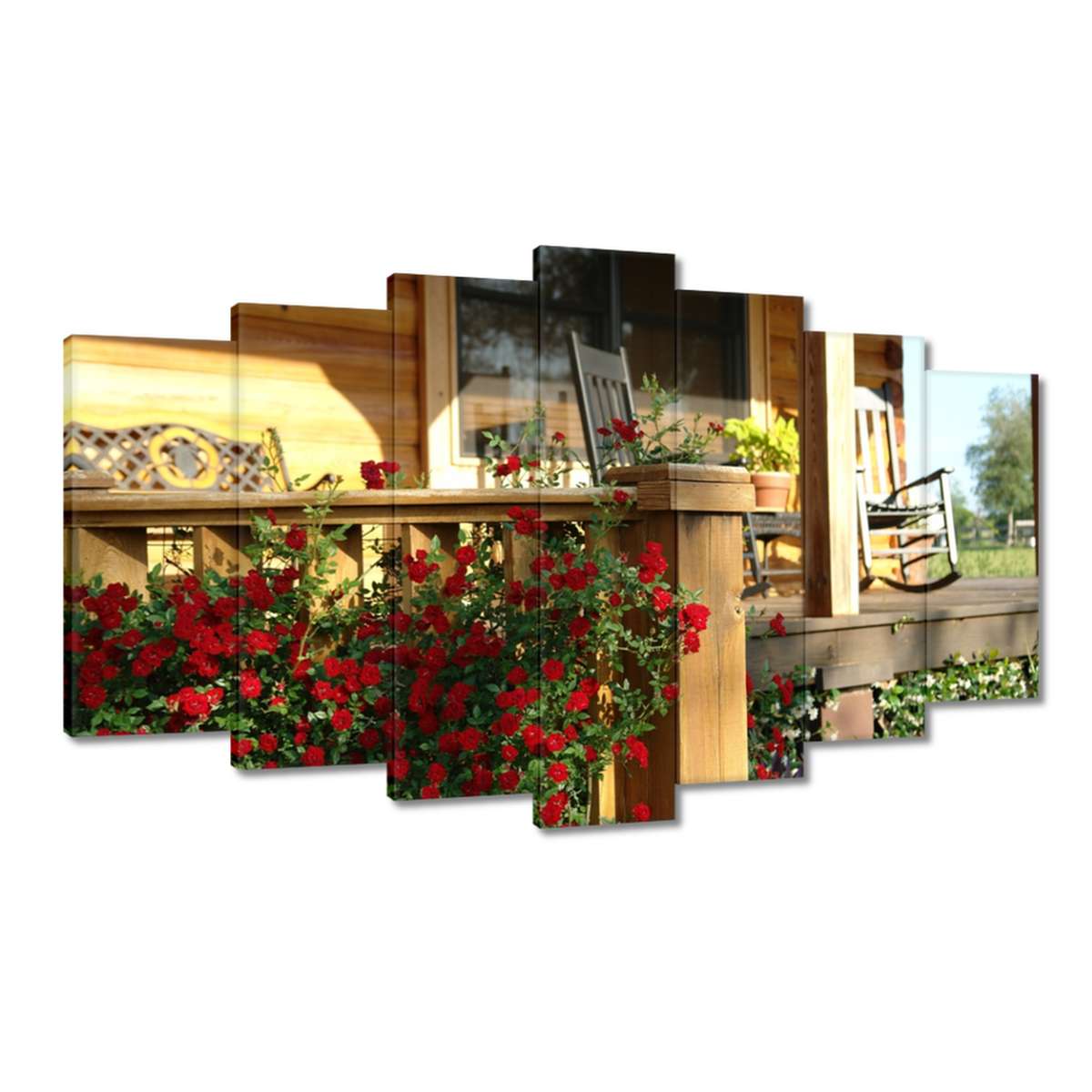 Obrazy 140x80 Dřevěná veranda