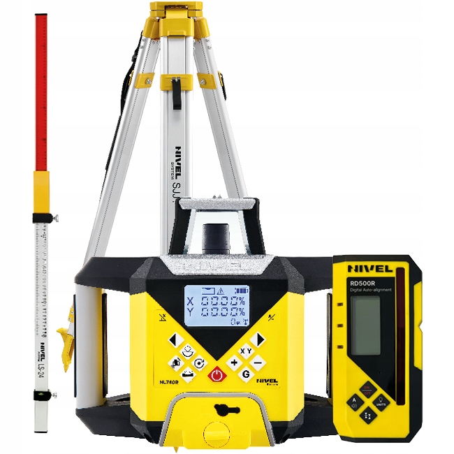 Niwelator rotac. Nivel System NL740R SET SJJ1 LS24
