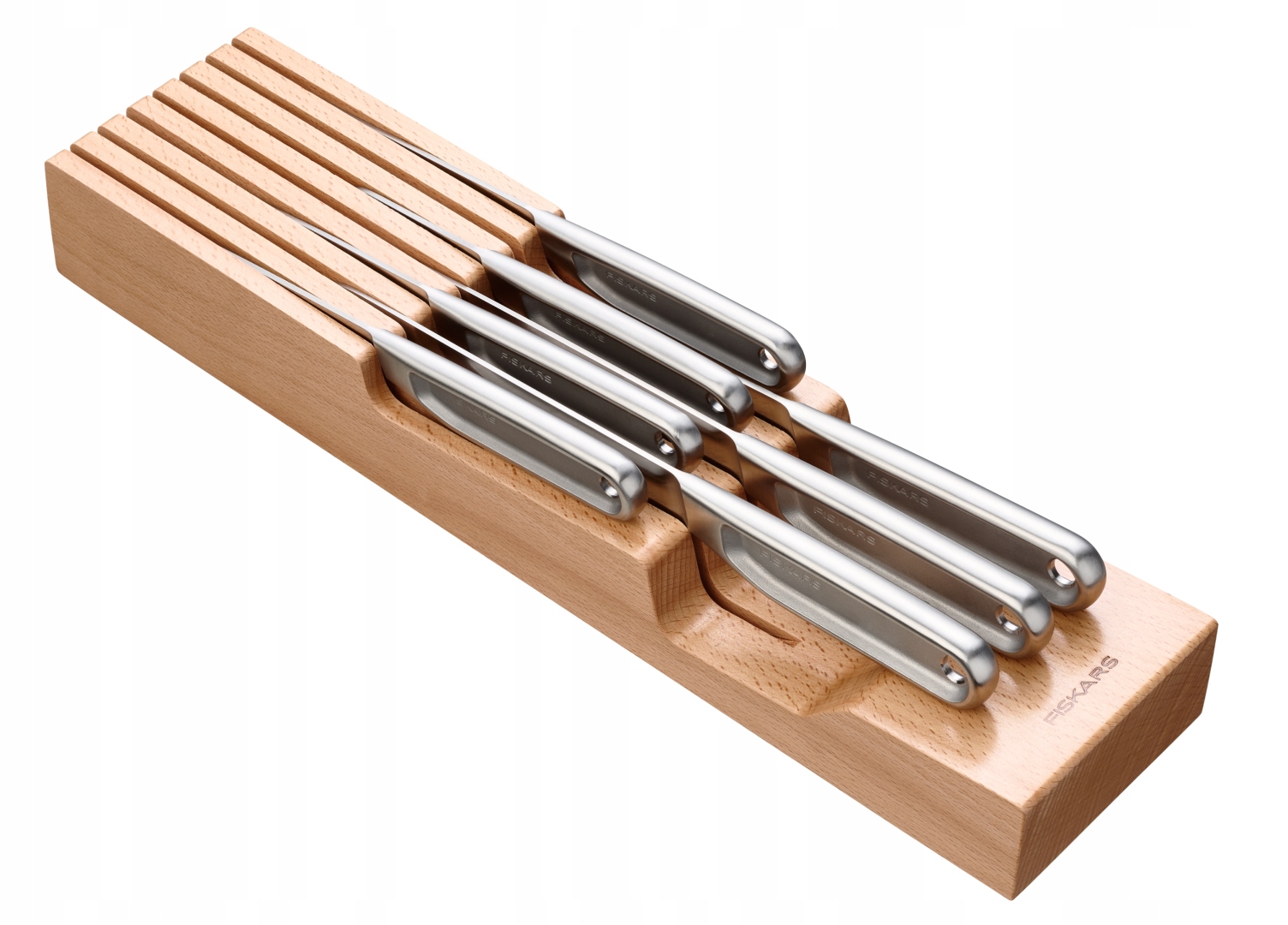 Fiskars Dřevěný blok na nože do šuplíku (1062890)