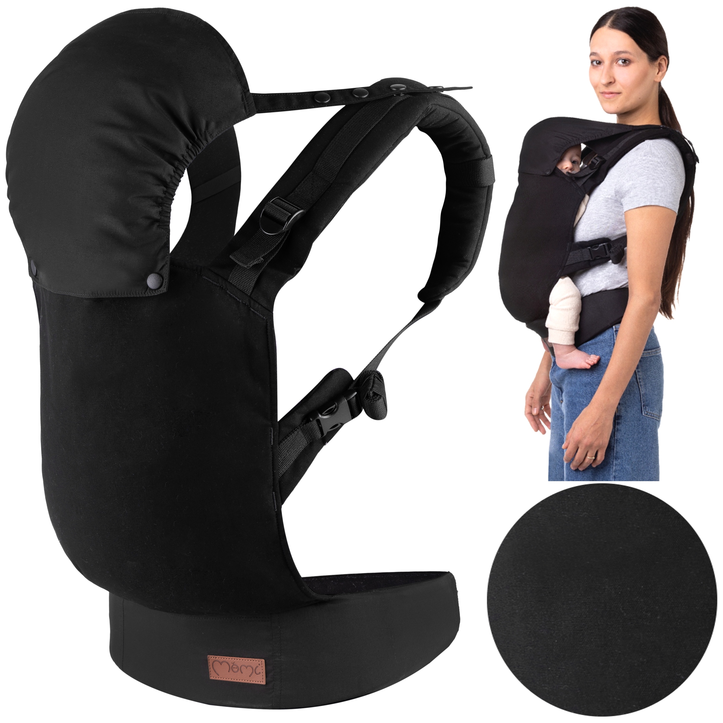 

Nosidełko Nosidło ergonomiczne Przód Tył 20kg MoMi