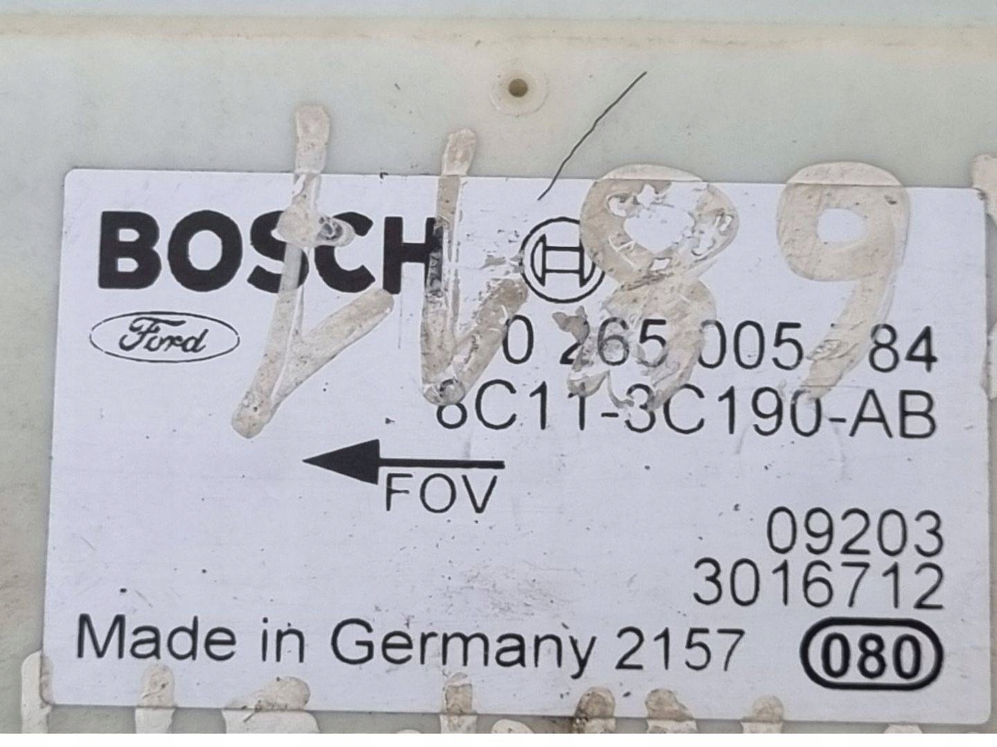 Sensor przyspieszenia Ford Transit 7 2009 8C11-3C190-AB