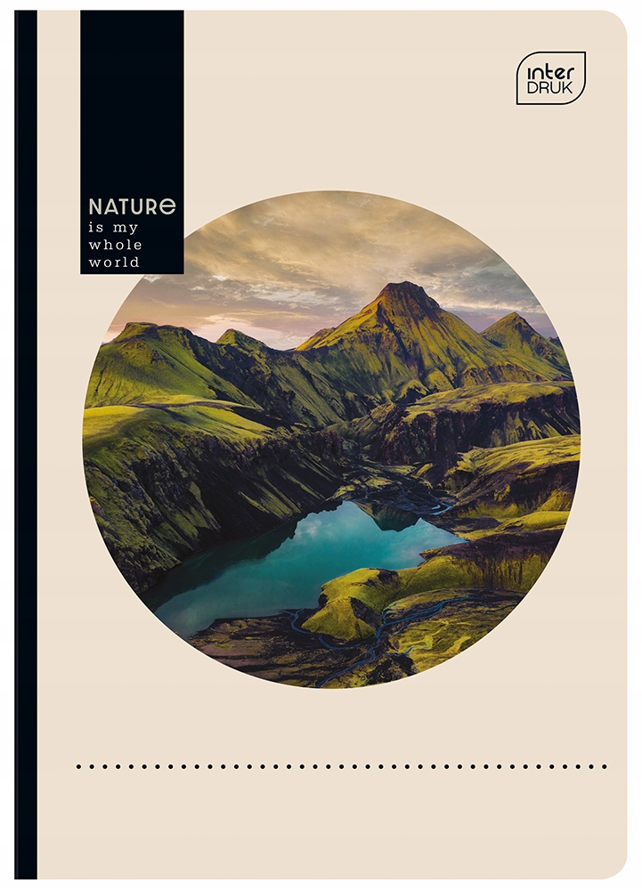 

Zeszyt A5 60 Kartek Kratka Black & White