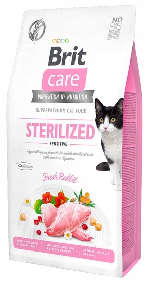 Levně Brit Care Cat Grain Free Sterilized Sensitive 2 kg