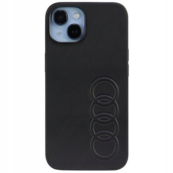 Pouzdro Audi Synthetic Leather pro iPhone 14 6.1", černé