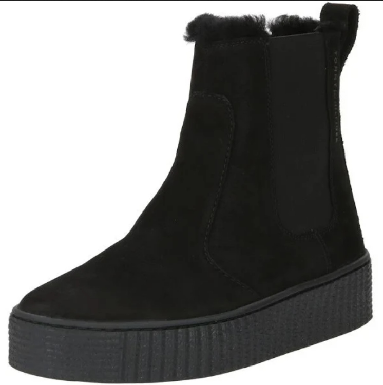 Damskie Botki TOMMY HILFIGER Essential Chelsea r. 41 Kod producenta FW0FW07661