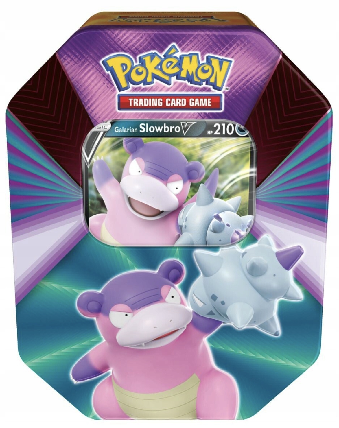 Pokemon TCG; V Forces Tin Spring 2021 Slowbro V