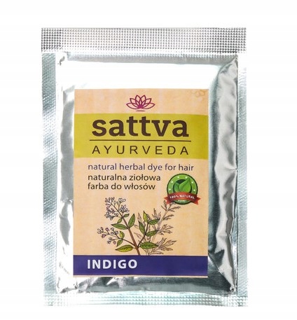 

Sattva Naturalna Farba Do Włosów Indigo 10G