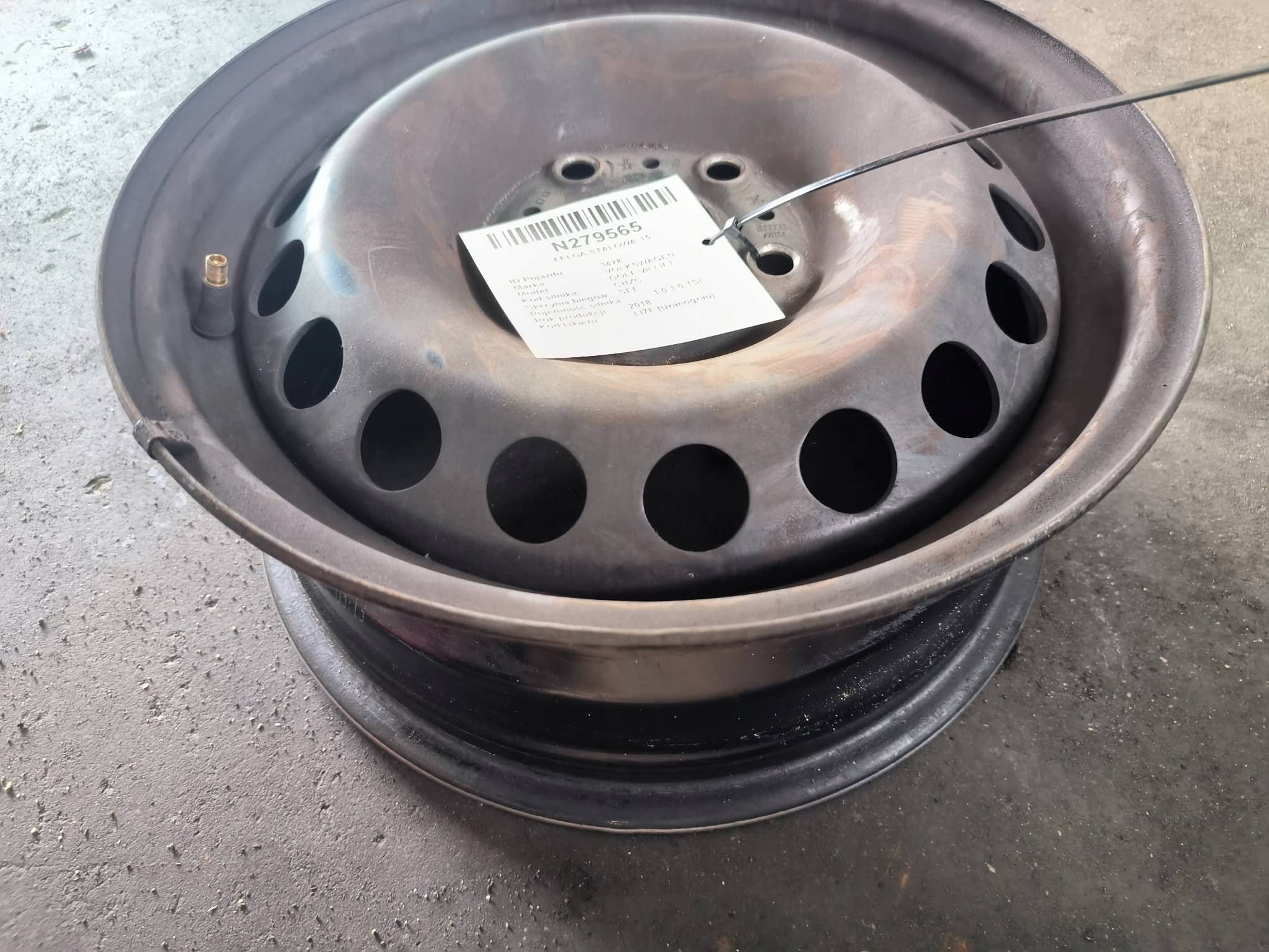 disk STALOWA 15'' 5X112 VOLKSWAGEN GOLF VII LIFT