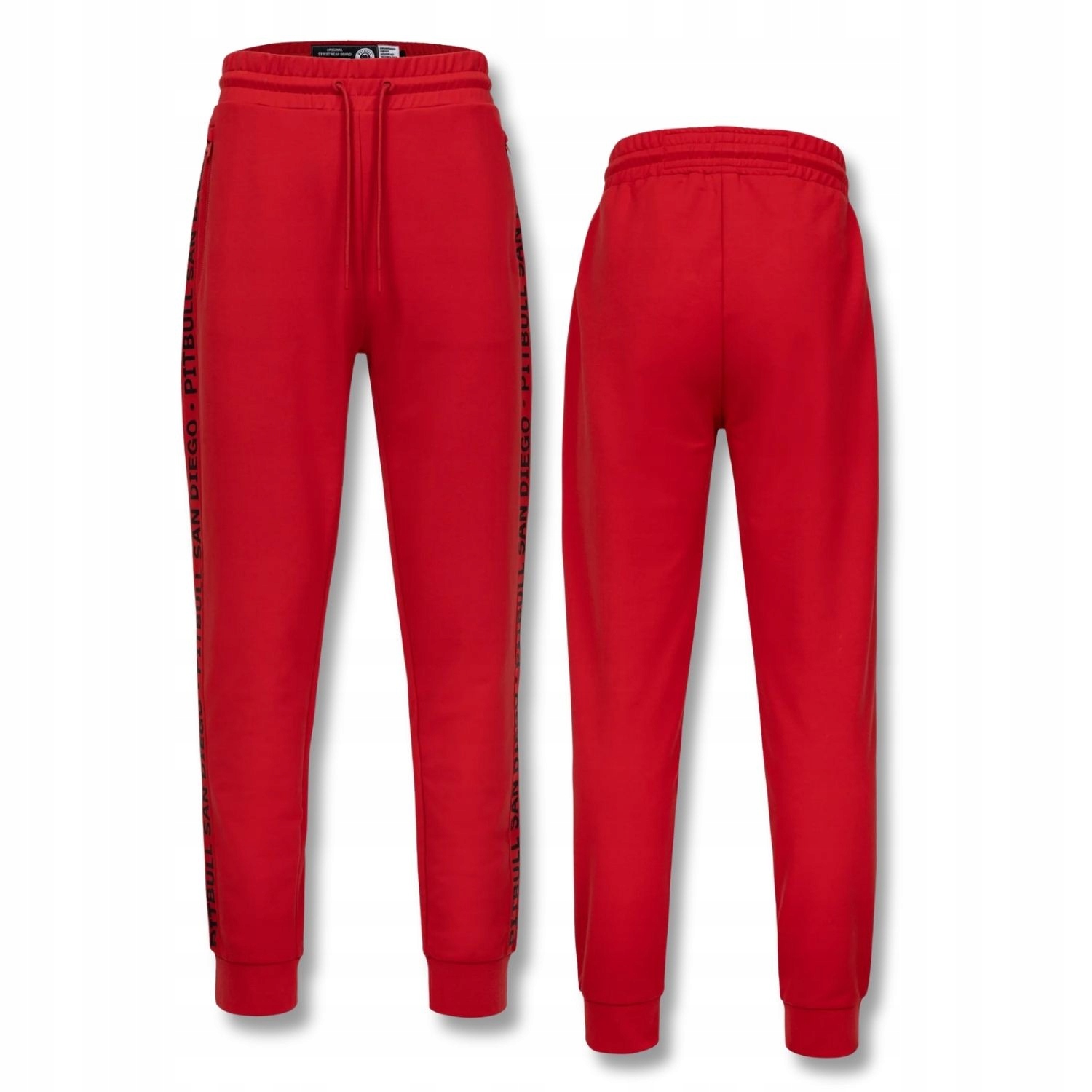 Pánské teplákové kalhoty Pitbull Tape Parker regular střih lampasy XL