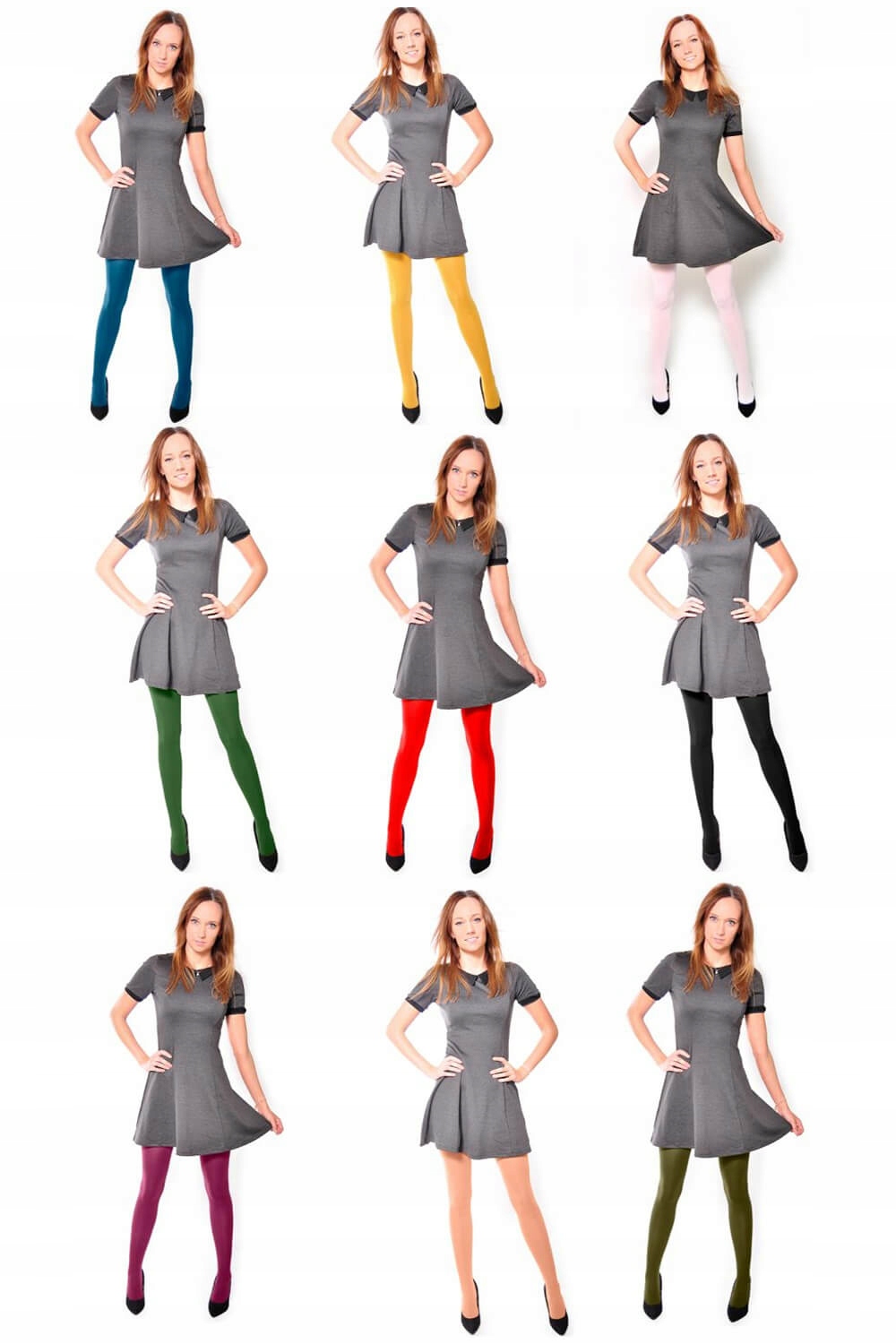 Rajstopy Damskie 40 Den Mikrofibra Fiolet XL/5 Marka Inna marka