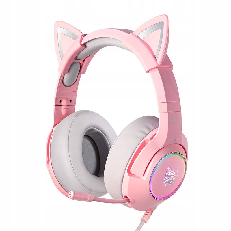 Sluchátka Onikuma K9 Rgb (růžová)