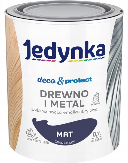 

Jedynka D&p Drewno i Metal 0,7l Granatowy Mat