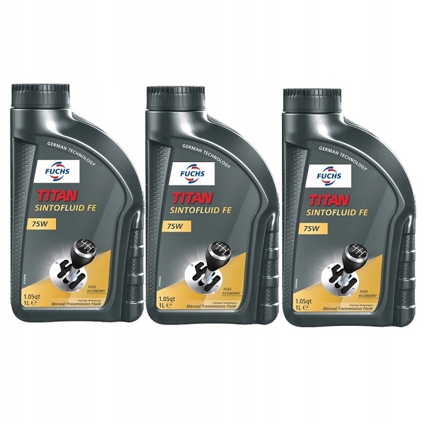 Fuchs Titan Sintofluid Fe 75W GL4 olej przekładniowy 3 x 602183736 3L