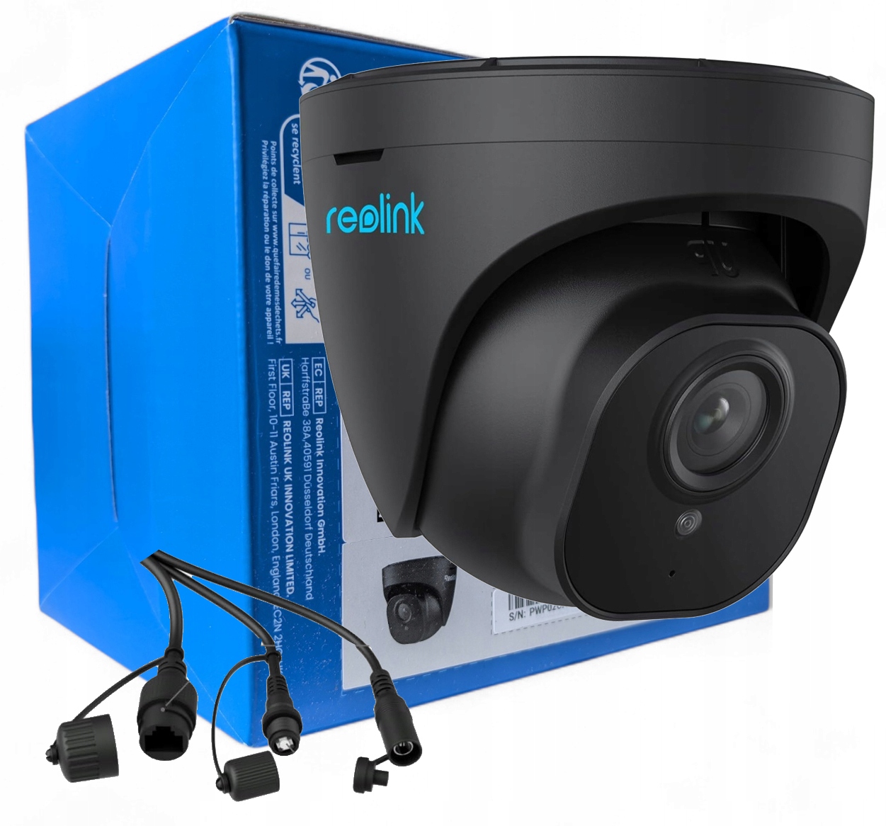 Vnitřní Venkovní Ip Kamera Reolink RLC-520A Poe Kopulová 5MP 2K IP66