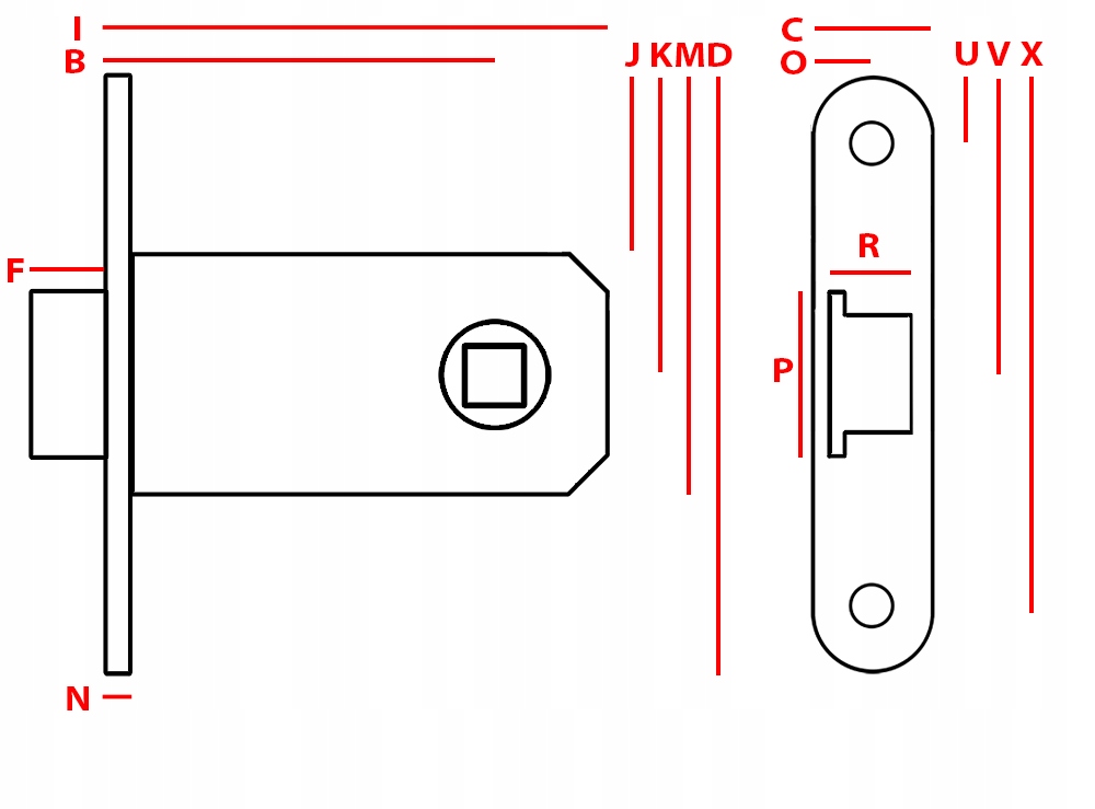 ZAMEK WPUSZCZANY ZAPADKOWY OSZCZĘDNOŚCIOWY Liczba kluczy w zestawie brak