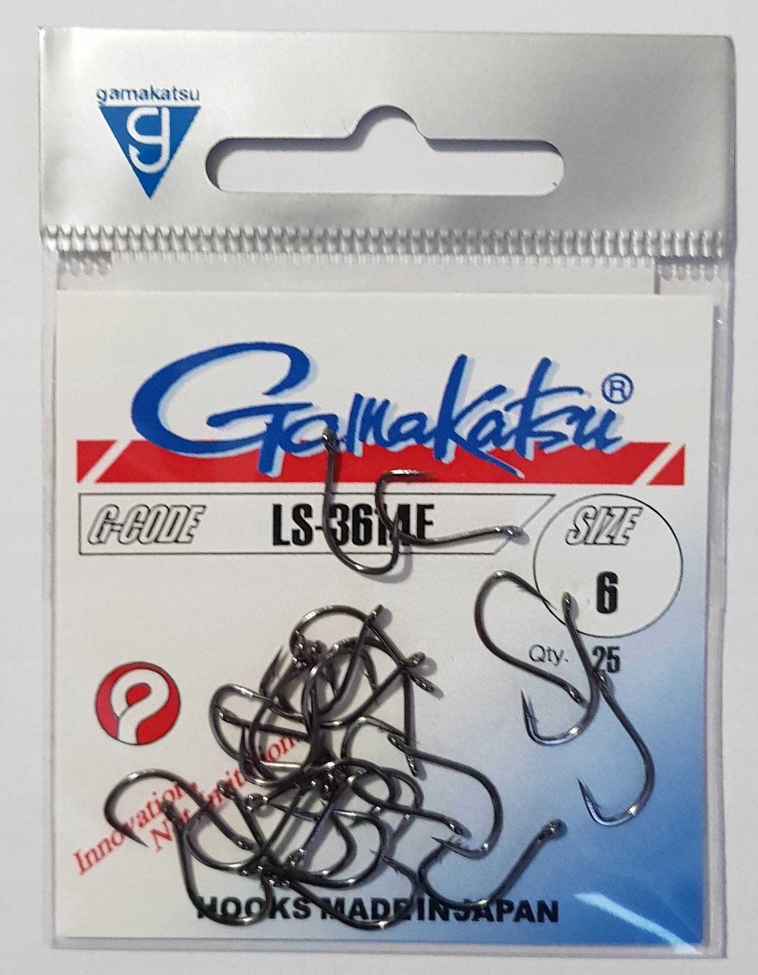 

Haczyki Gamakatsu LS-3614F nr 6 czarny