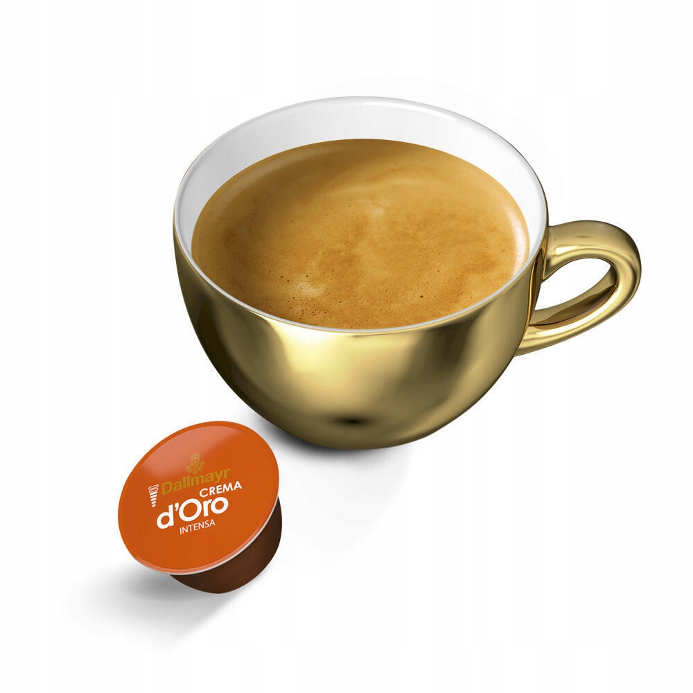 Kapsle Dallmayr pro Dolce Gusto(r)* CREMA d'Oro INTENSA 16 kusů Obchodní název Dallmayr Crema d'Oro Intensa