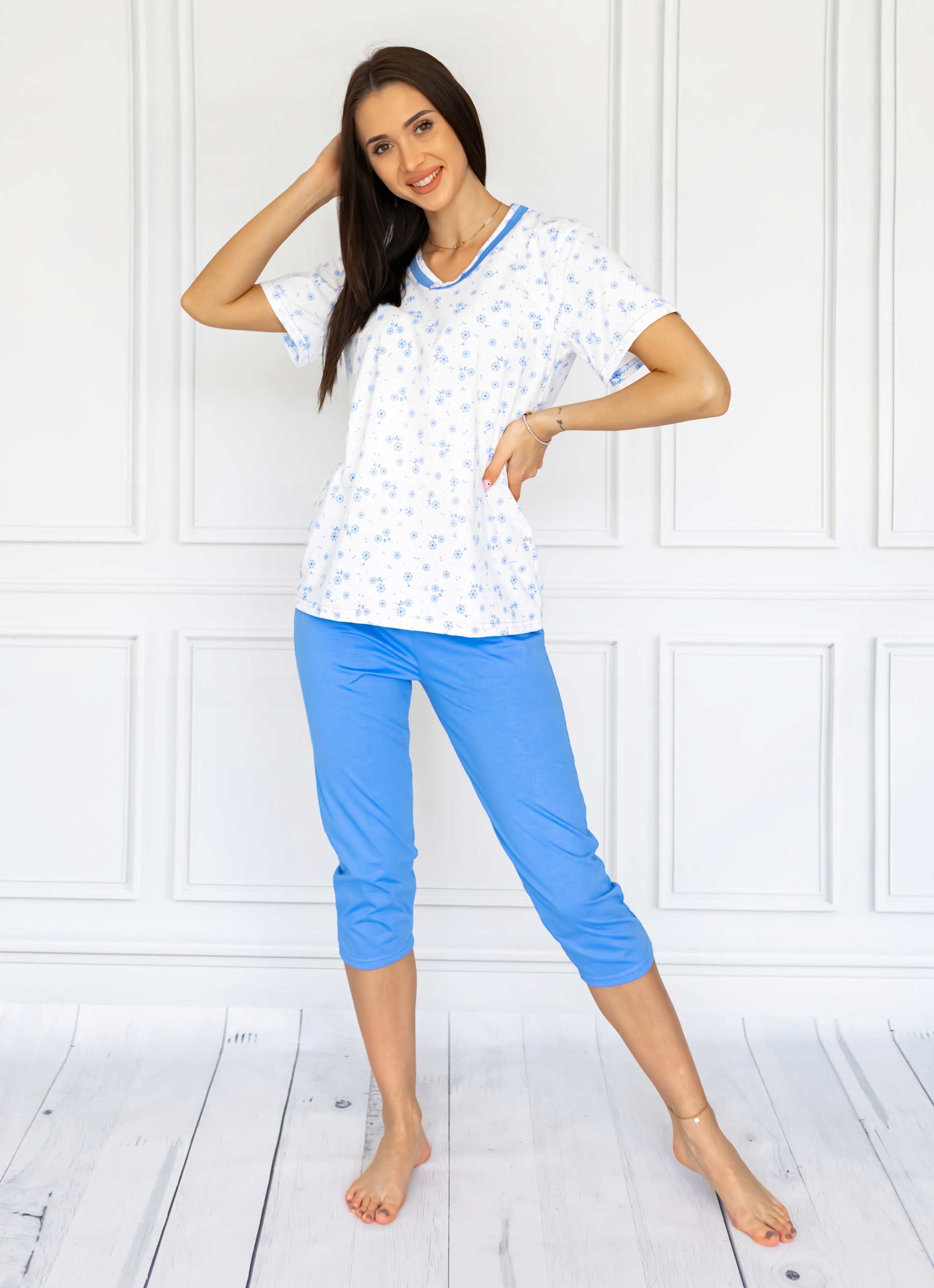 Dámské Bavlněné Pyžamo Kuba 4XL