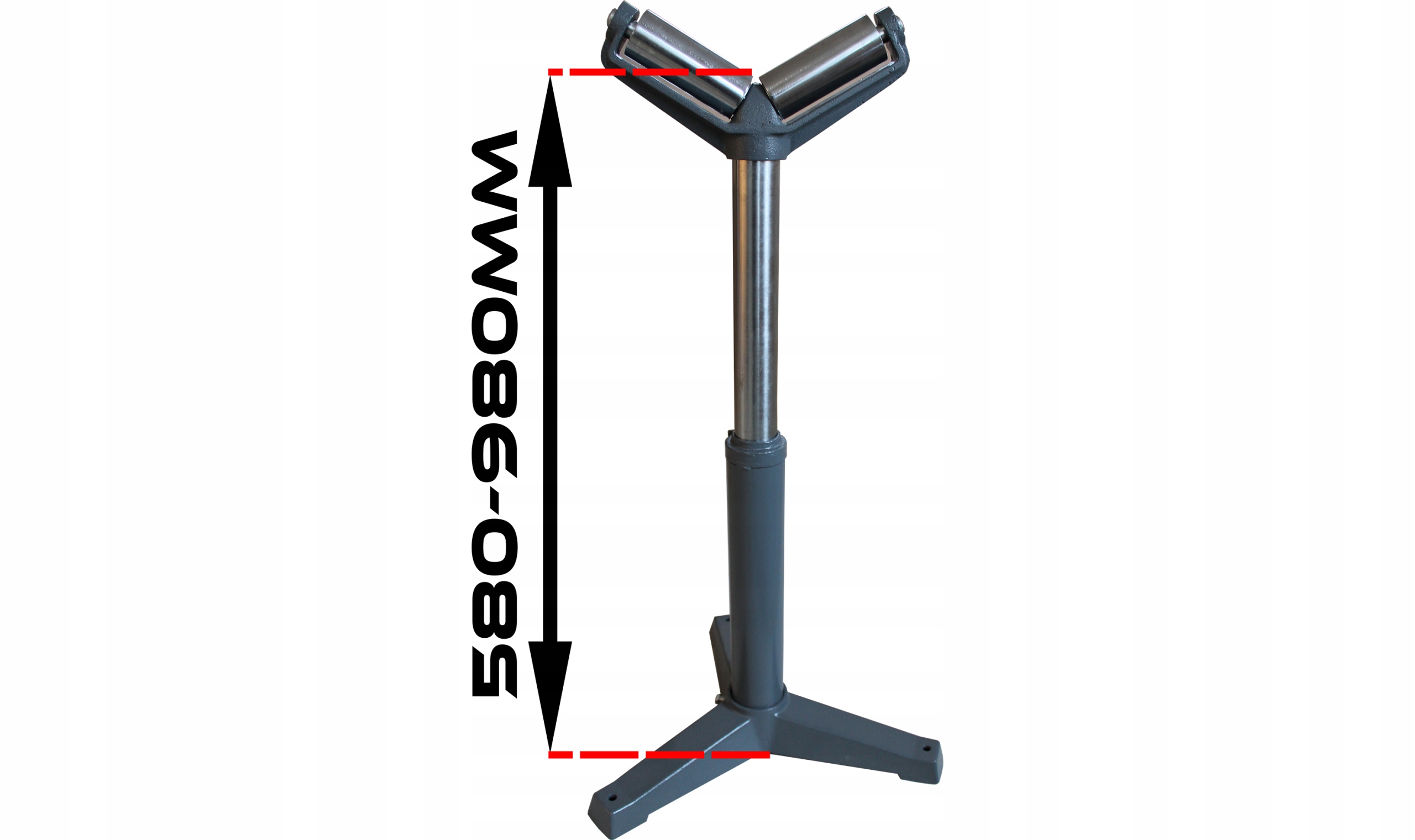 STOJAK REGULOWANY PODAJNIK ROLKOWY KOBYŁKA STILER TYP V DO RUR PROFILI 98CM Marka Stiler