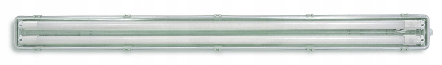 2x OPRAWA HERMETYCZNA 2x120CM + 4x ŚWIETLÓWKA LED 18W 6000K Długość 120 cm