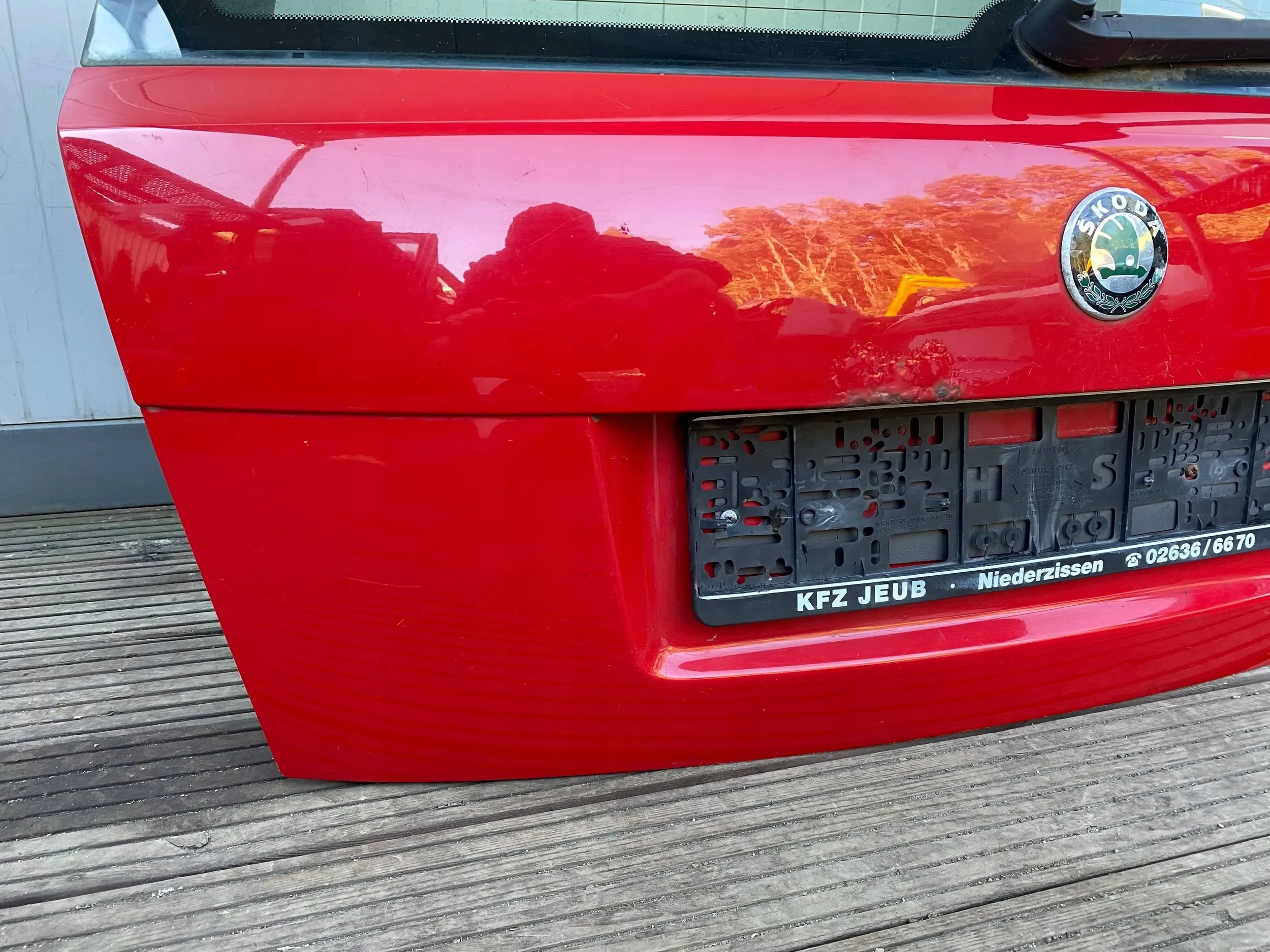 SKODA FABIA and HB complete trunk door boot 8151