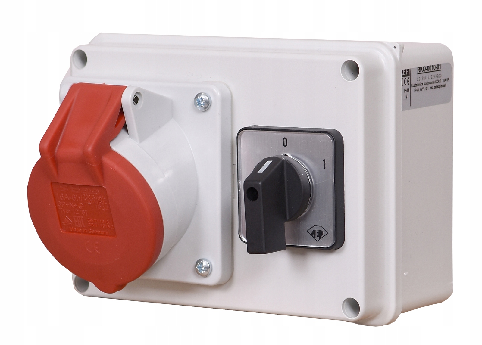 ROZDZIELNICA SKRZYNKA BUDOWLANA 0-1 16A 5P