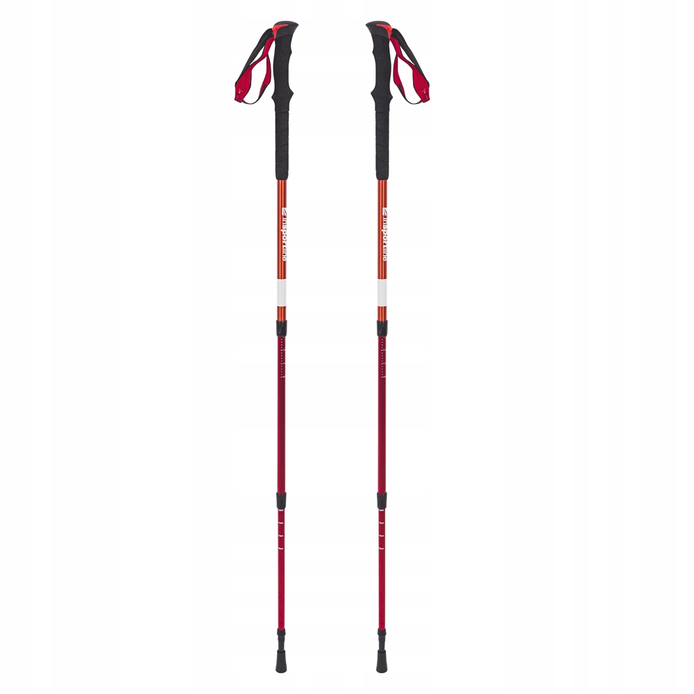Kijki trekkingowe inSPORTline Altiplano 100 Pair czerwone