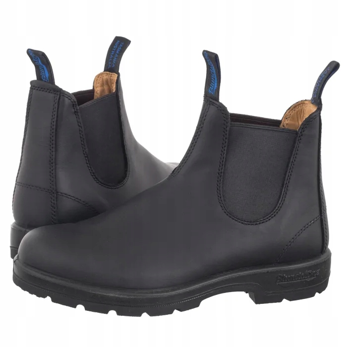 Zimní zateplené kožené boty Blundstone 566 Black, černé