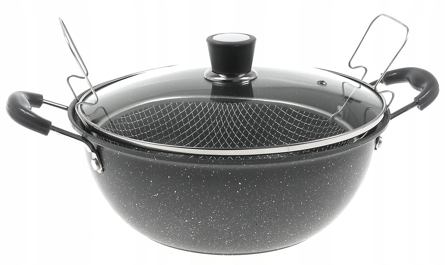 

Garnek 4Lit Smażenia Frytek Frytkownica 26 cm Sito