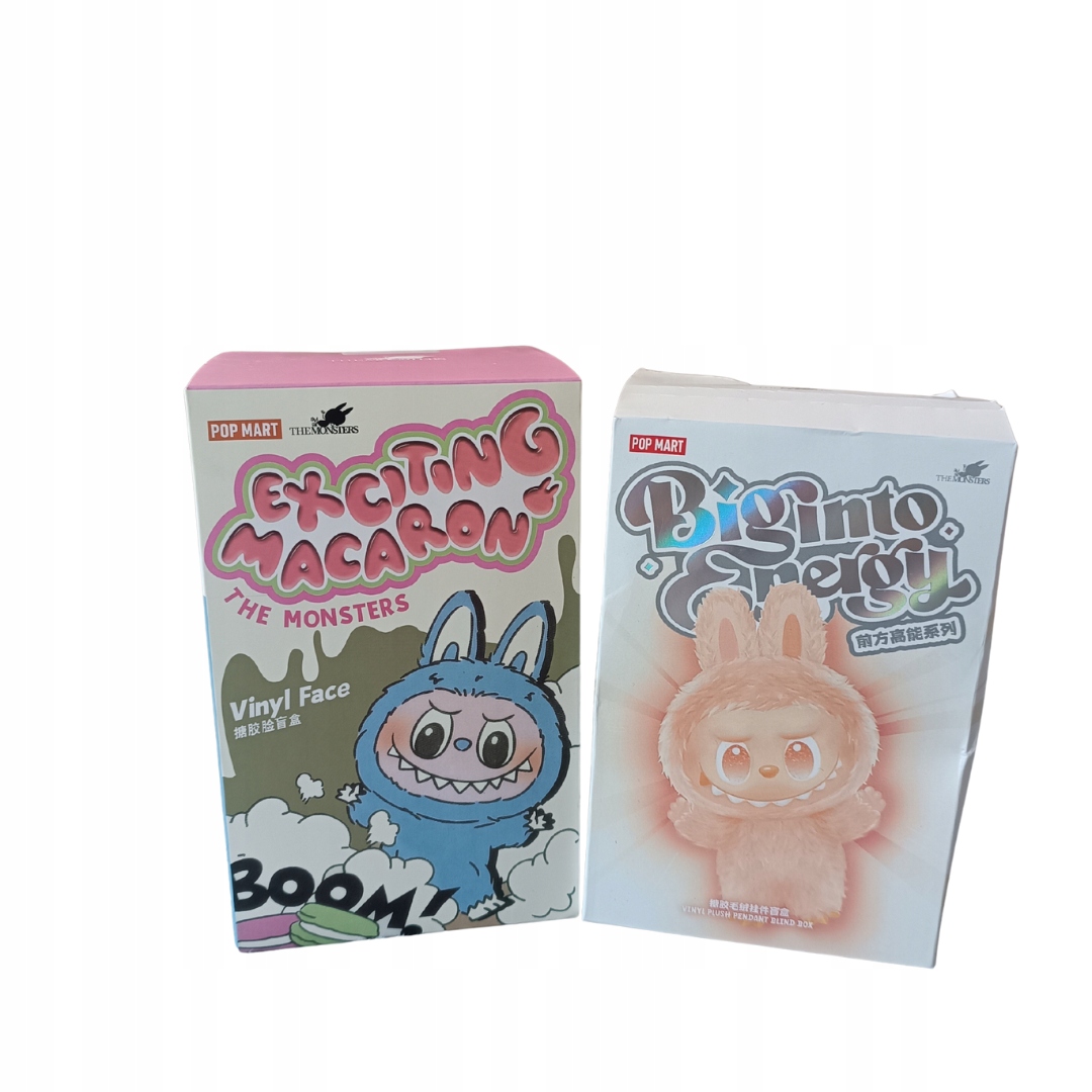Labubu POP MART The Monsters – Zestaw 2 figurek (Macaron + Energy