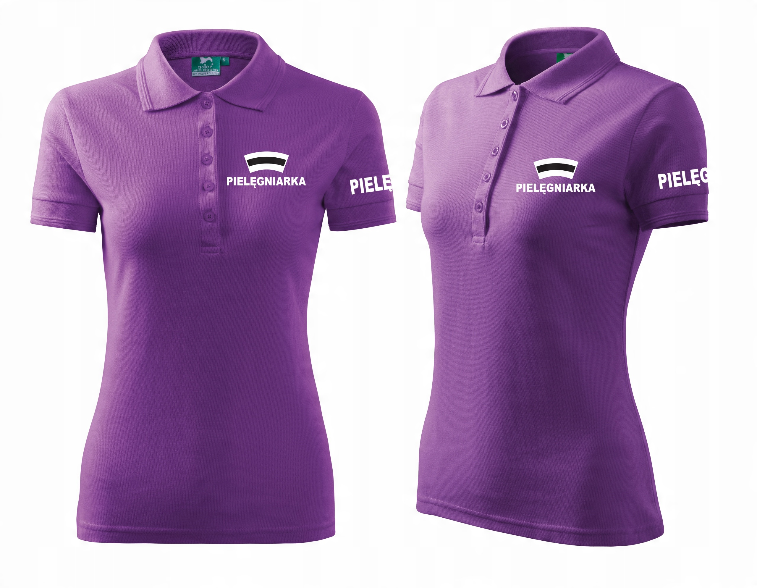 

damska koszulka polo Pielęgniarka czepek XL