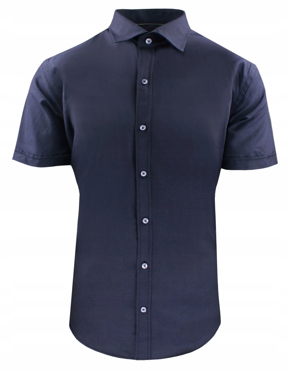 Vypasovaná košile Elegantní s krátkým rukávem Quickside Námořnická Modrá 50/182-188