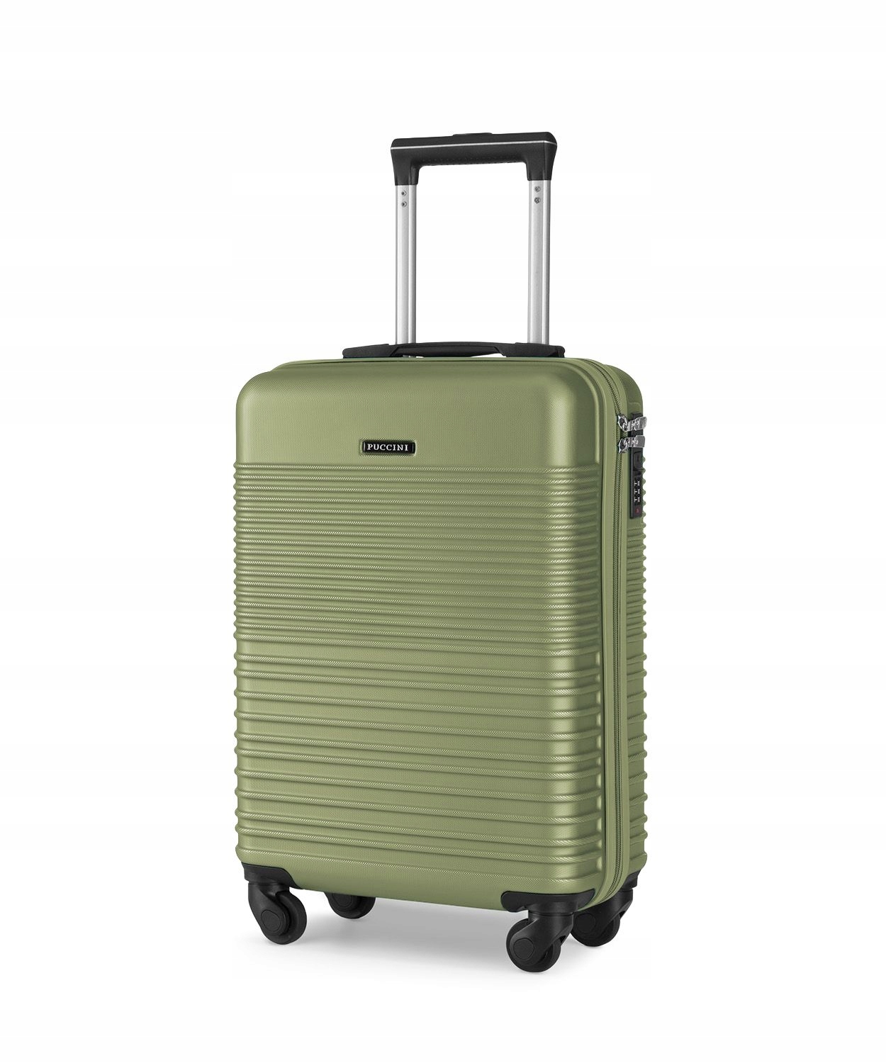 Cestovní kabinový kufr na kolečkách Puccini Olivový ABS028C-5A