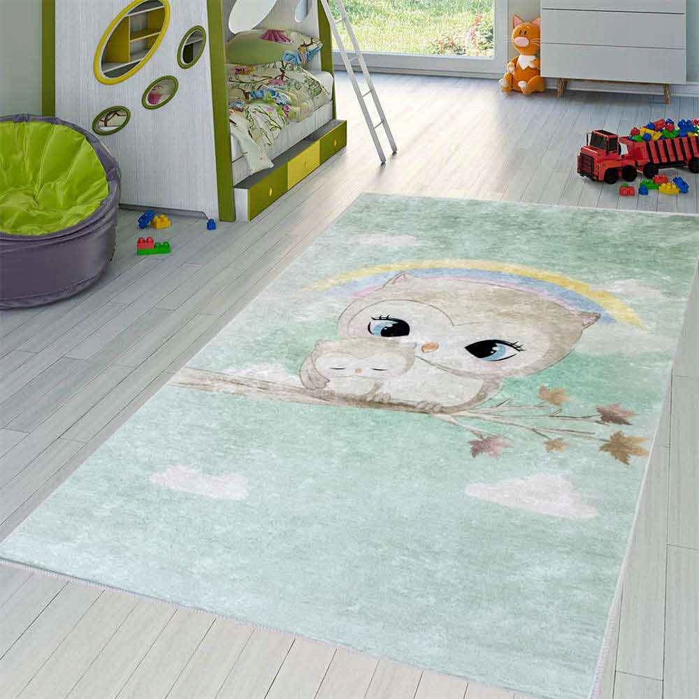 

Dywan Dziecięcy Antypoślizgowy Sowy 160x230cm