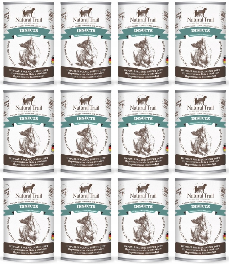 Levně Hmyz Natural Trail 12 plechovek po 350 g