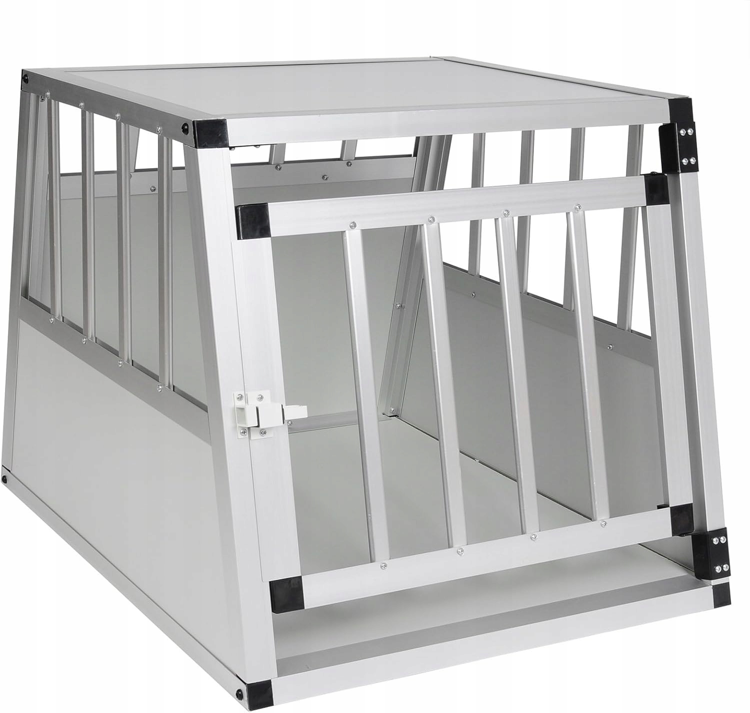 Transporter dla psa Eugad biały, srebrny S/m 69 cm x 54 cm 51 cm