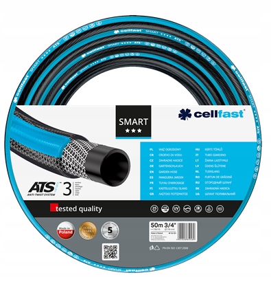 Wąż Zbrojony Ogrodowy 3/4' Smart Pro Ats 50MB 13-121 Cellfast