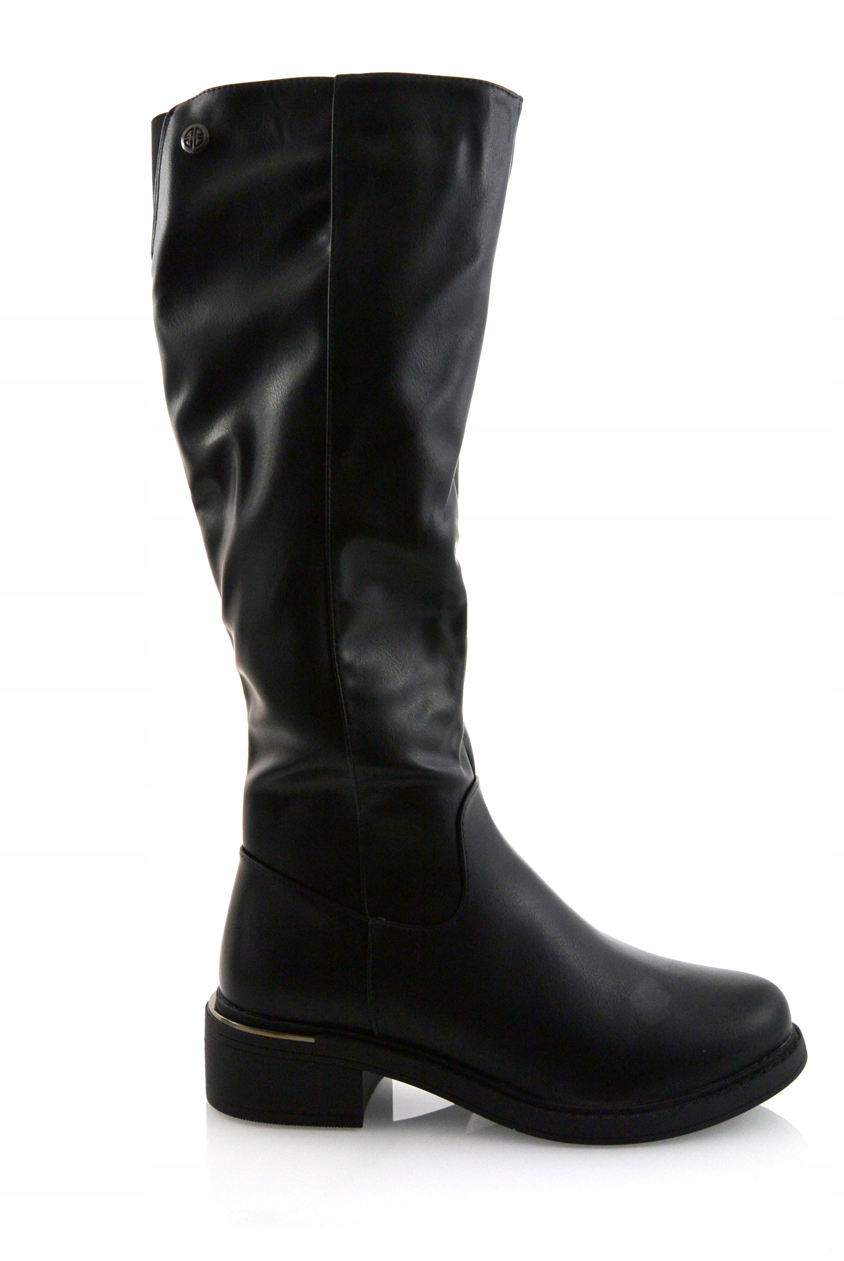 Klasické Teplé Zimní Černé Vysoké Kozačky vel. 40