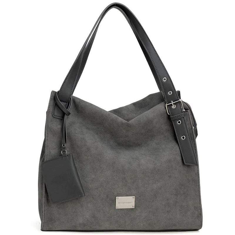 Shopper Kabelka Monnari Z Ekosemiše BAG5530-019 Šedá