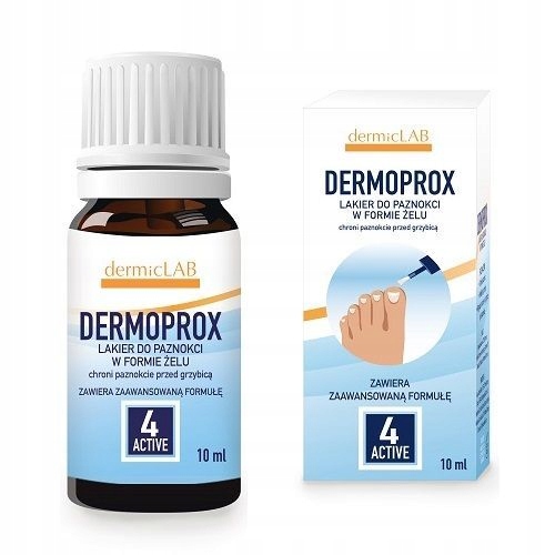 Dermoprox Lakier w Żelu 10 ml Grzybica Paznokci