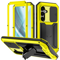 Pancéřové Pouzdro Sklo R-just pouzdro pro Galaxy S25+ Plus, Kryt, stojánek