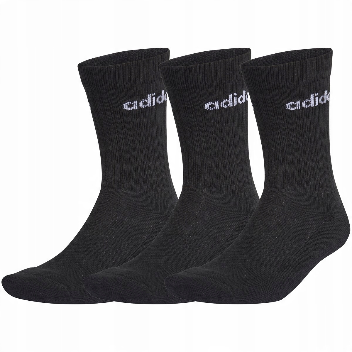 

Adidas Skarpety Długie Stripes r.43-46 Czarne 6PAK