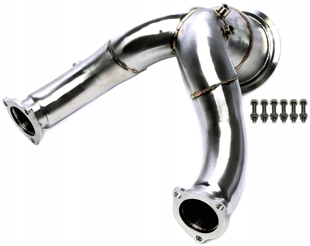 06AU016 - Audi S5 F5 Quattro Downpipe с катализатором та